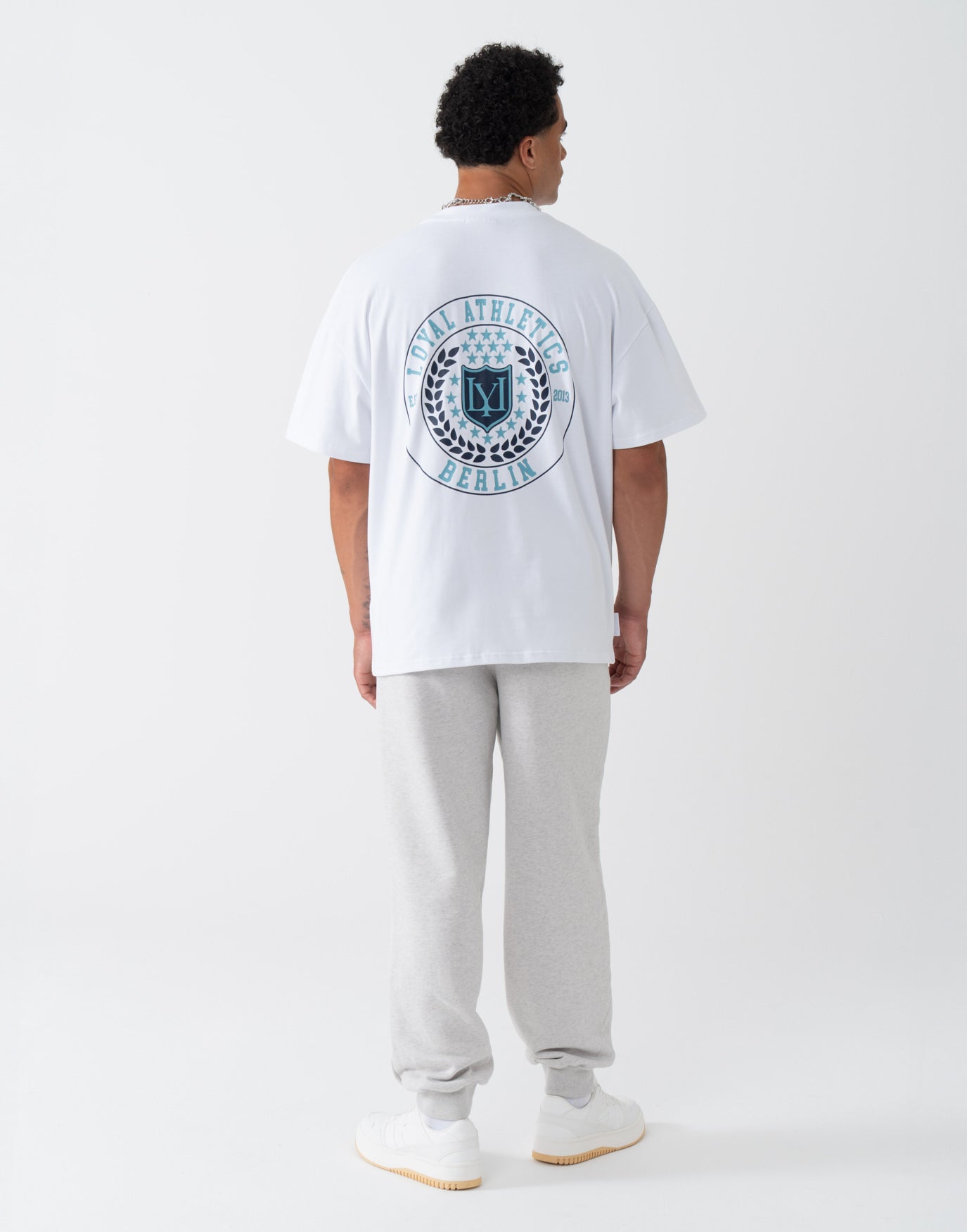 College Emblem T-Shirt White