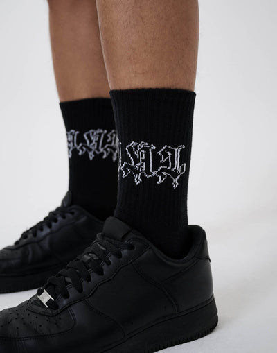 Loyal Drip Socks Black