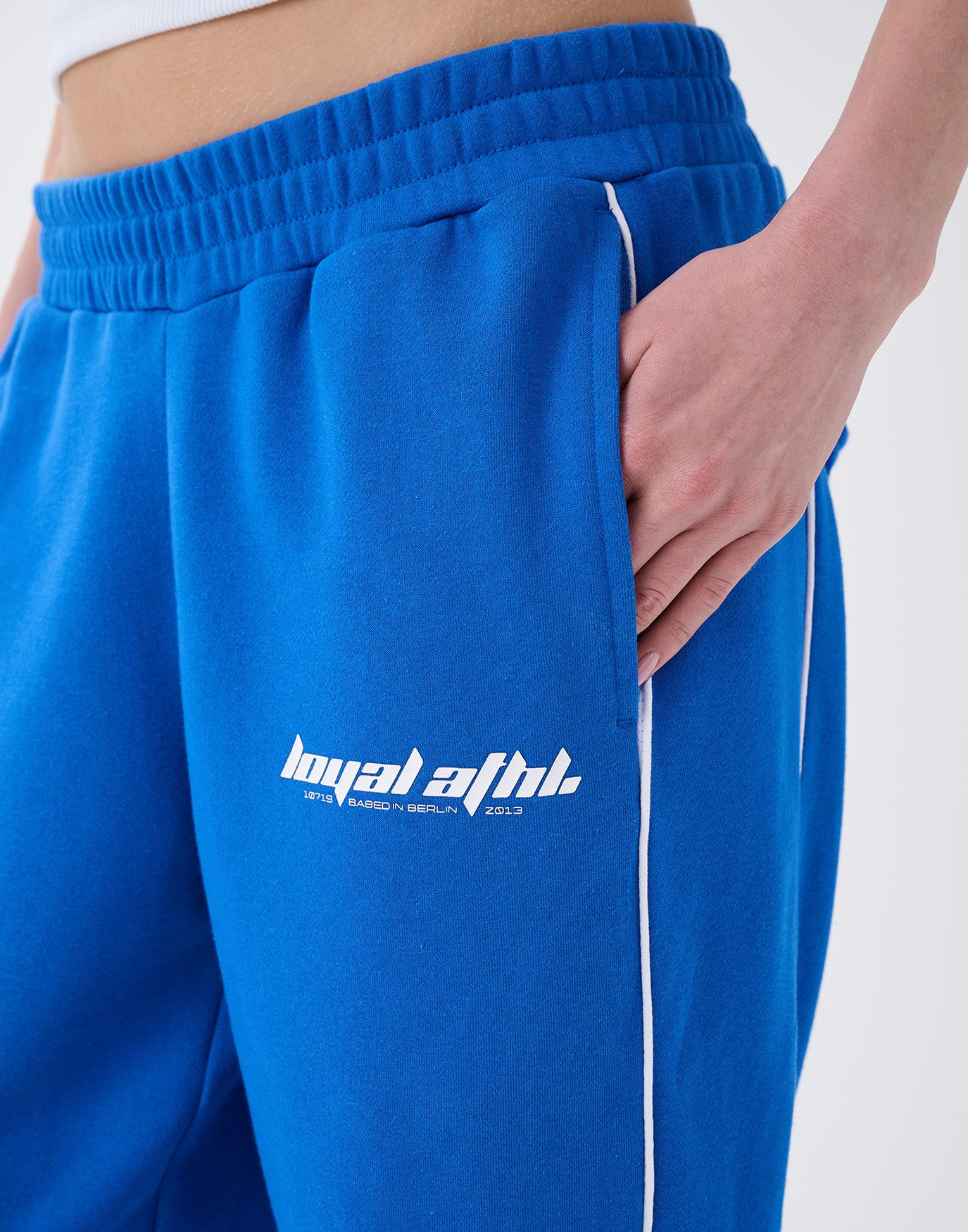 Racing Sweatsuit Sweatpants Blue