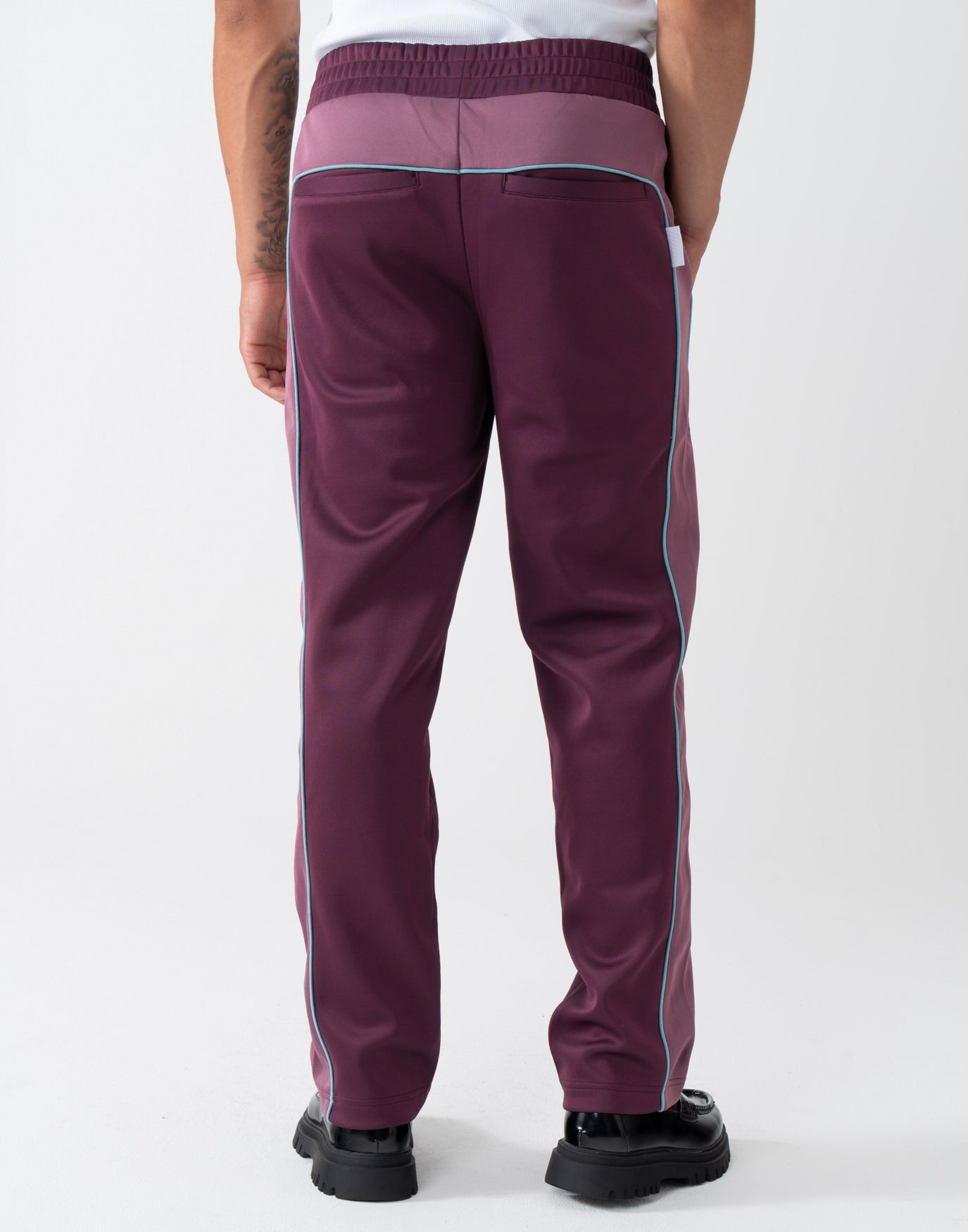 Racing Tracksuit Pants Wine