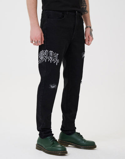 Loyal Drip Jeans Black