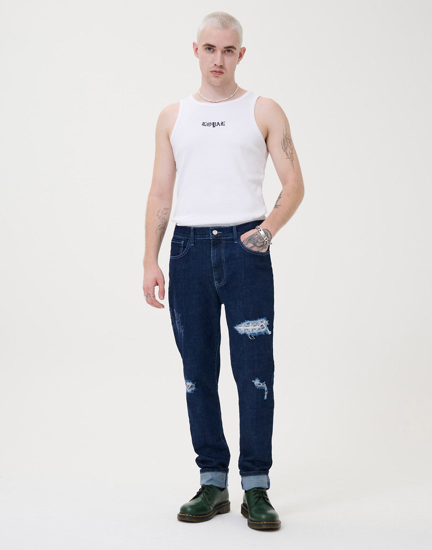 Loyal Drip Jeans Indigo