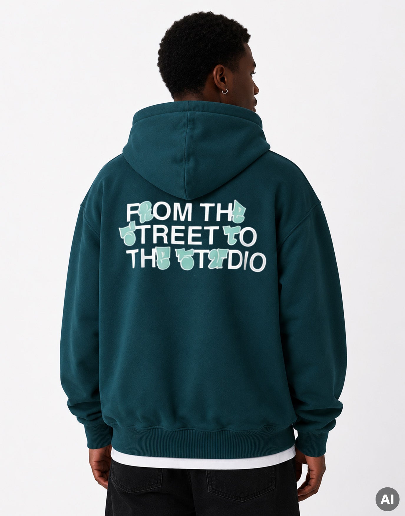 Stay Loyal Zip-Hoodie Dark Emerald