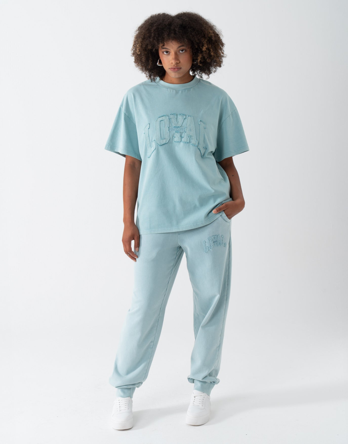 Washed Logo T-Shirt Blue