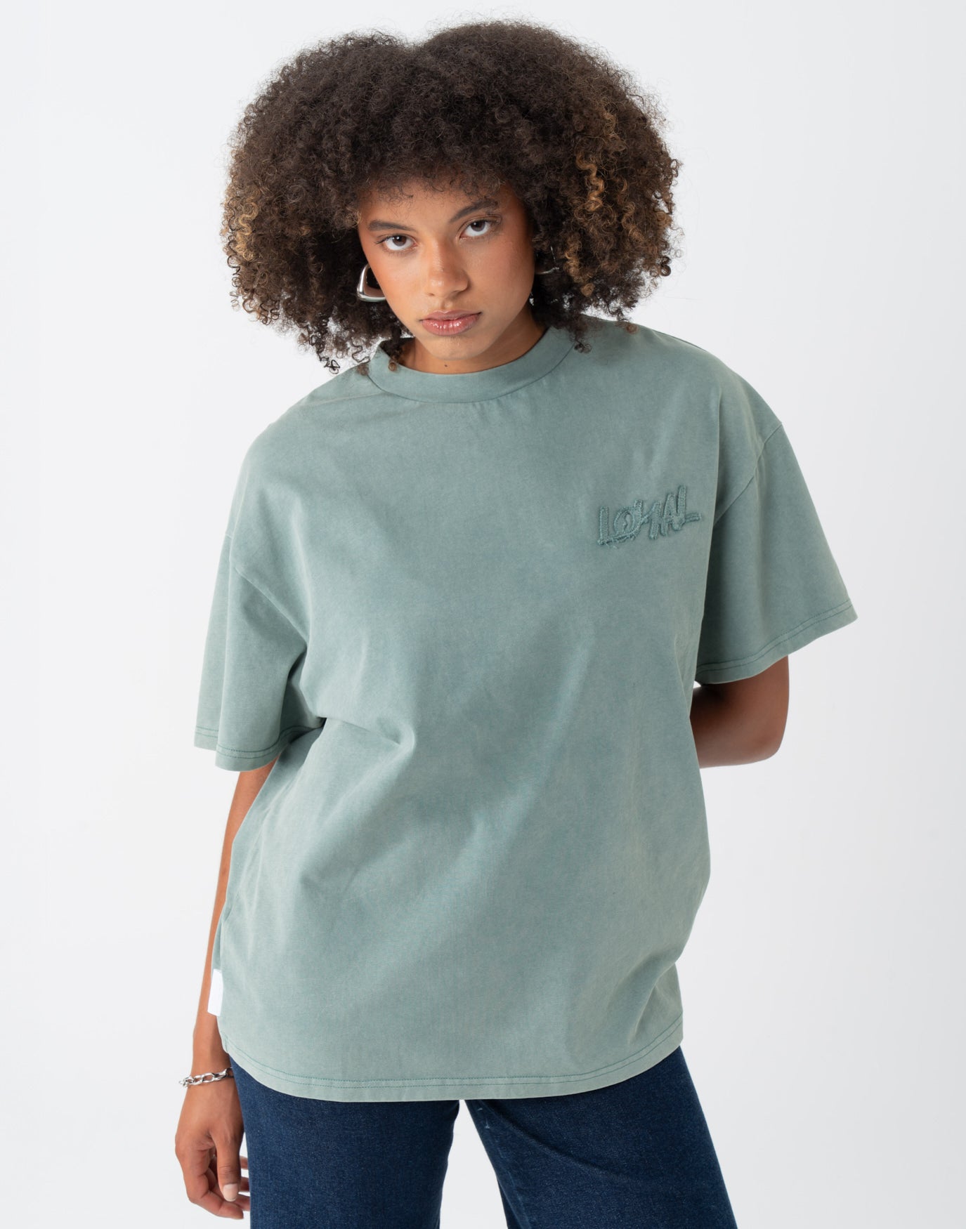 Washed Logo T-Shirt Pine