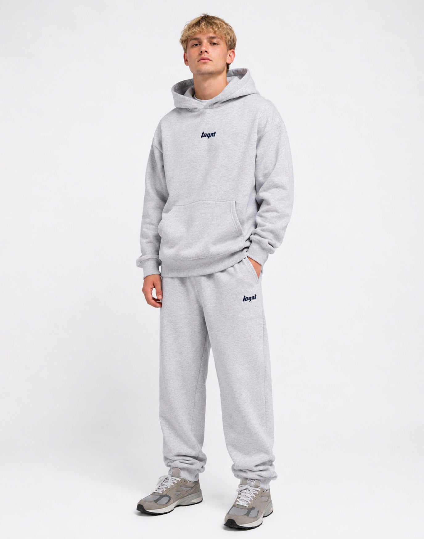 Classic Logo Sweatpants Titan Melange