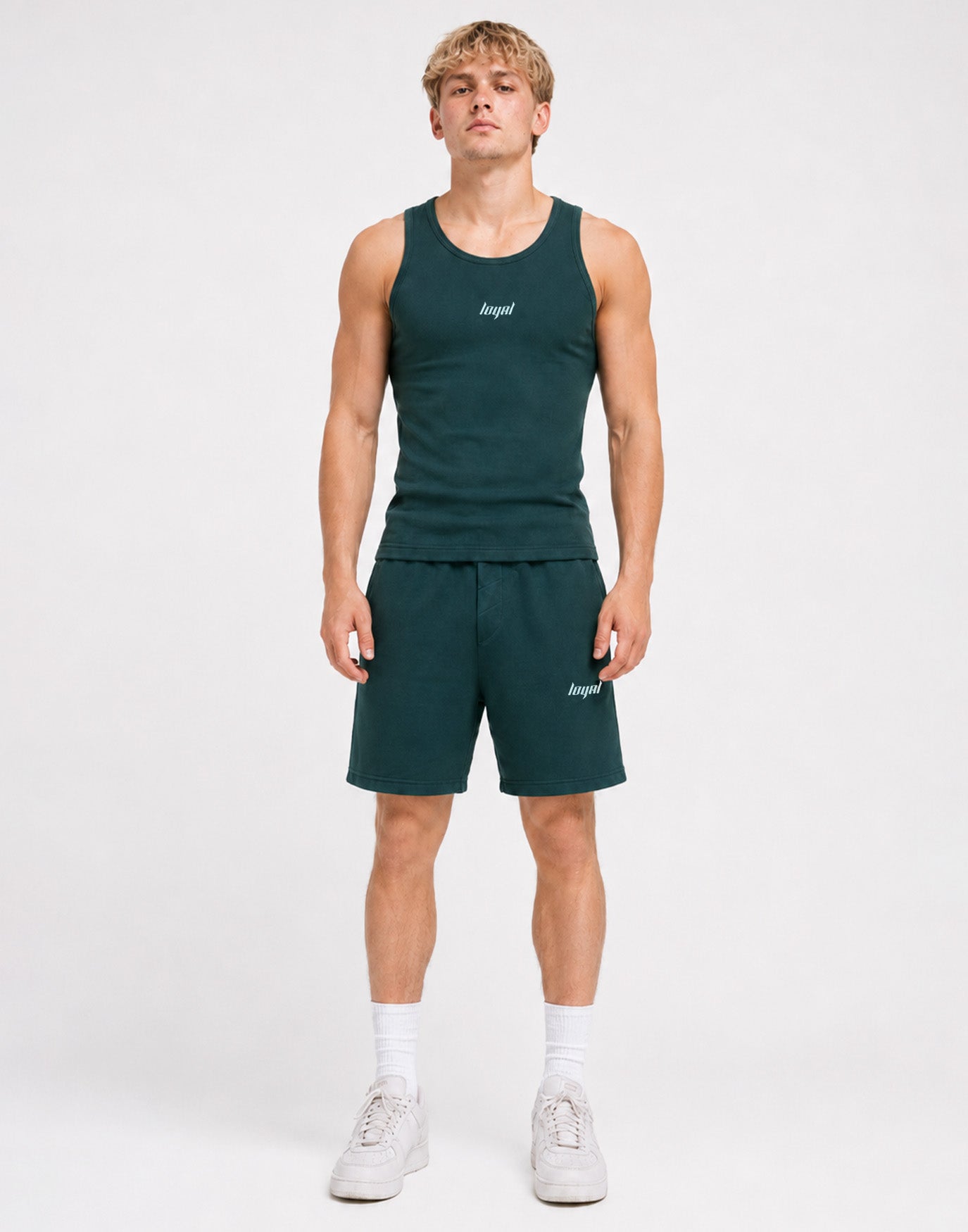Classic Logo Sweatshorts Dark Emerald