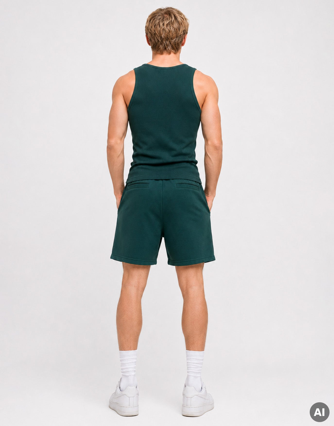 Classic Logo Tanktop Dark Emerald