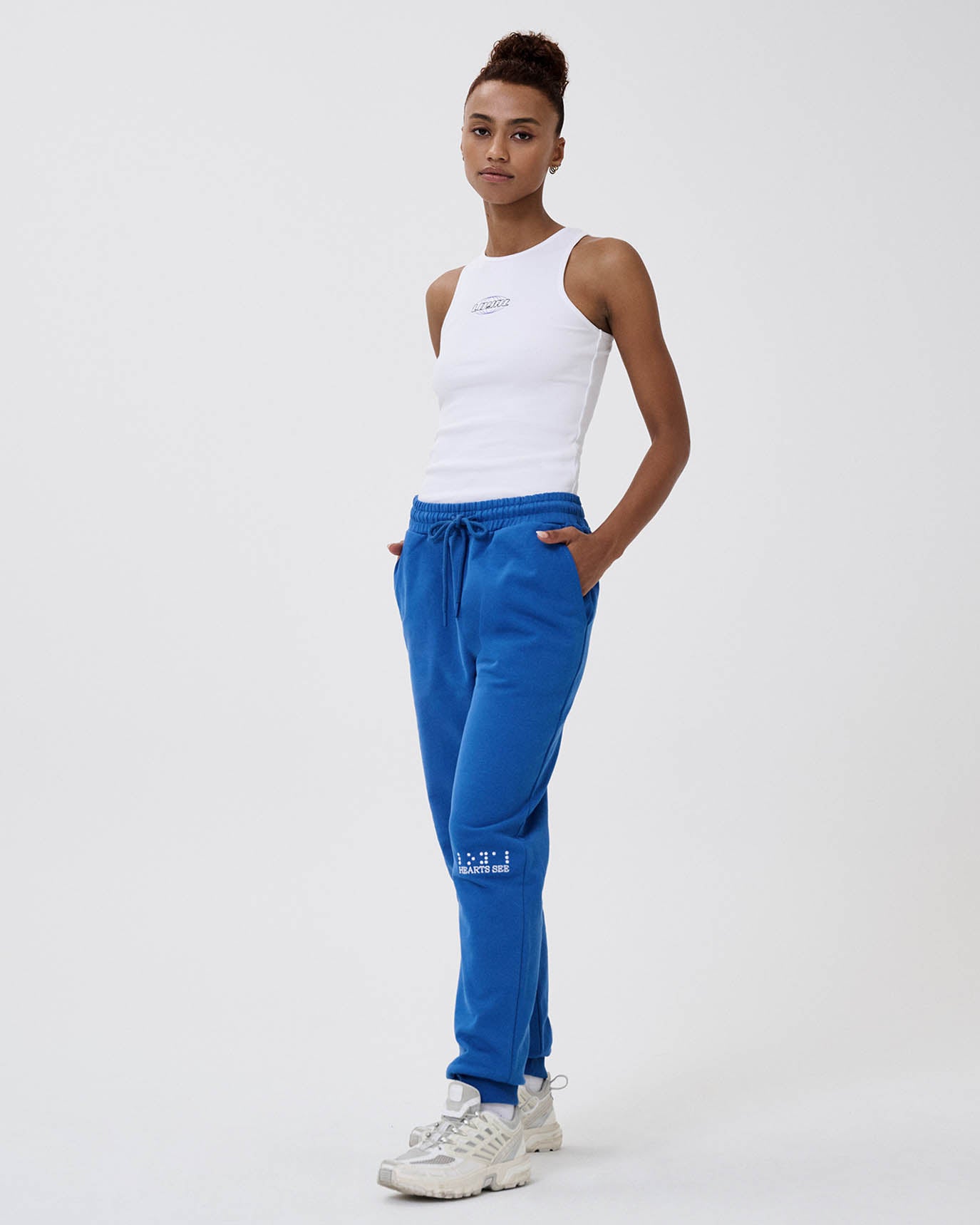 Hearts See Classics Sweatpants Blue