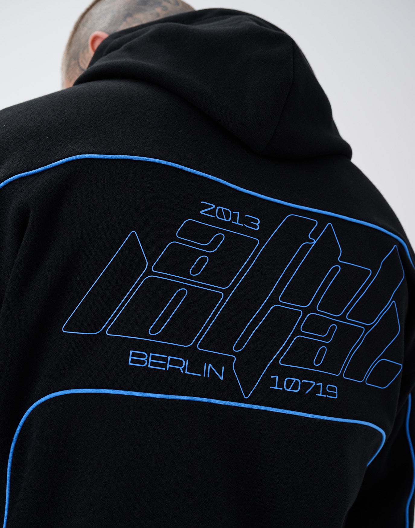 Racing Sweatsuit Hoodie Black