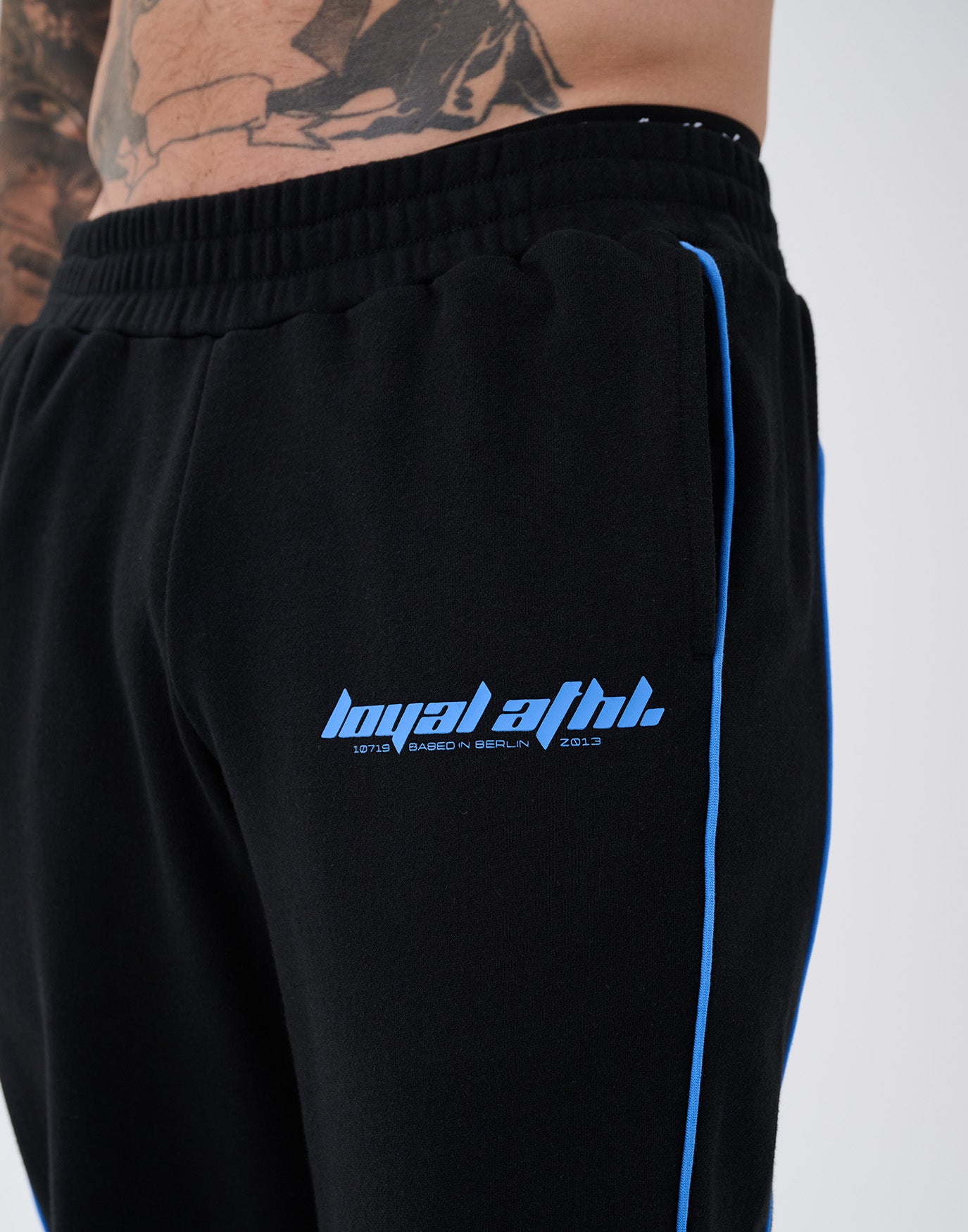 Racing Sweatsuit Sweatpants Black