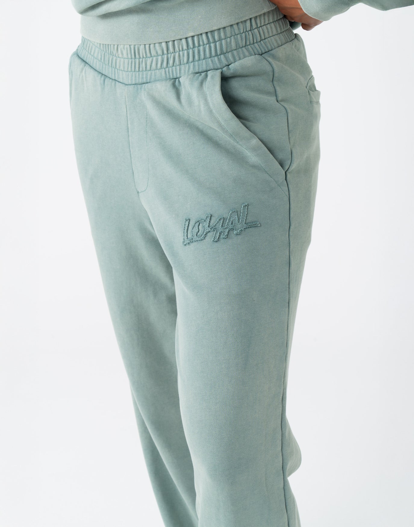 Washed Logo Sweatpants Pine