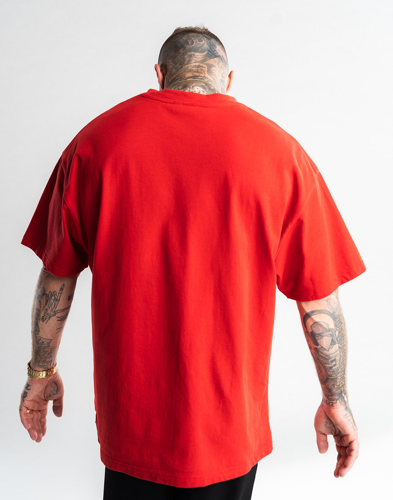 Wolf Hearts T-shirt Red