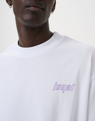 Flaming Loyal Tee White