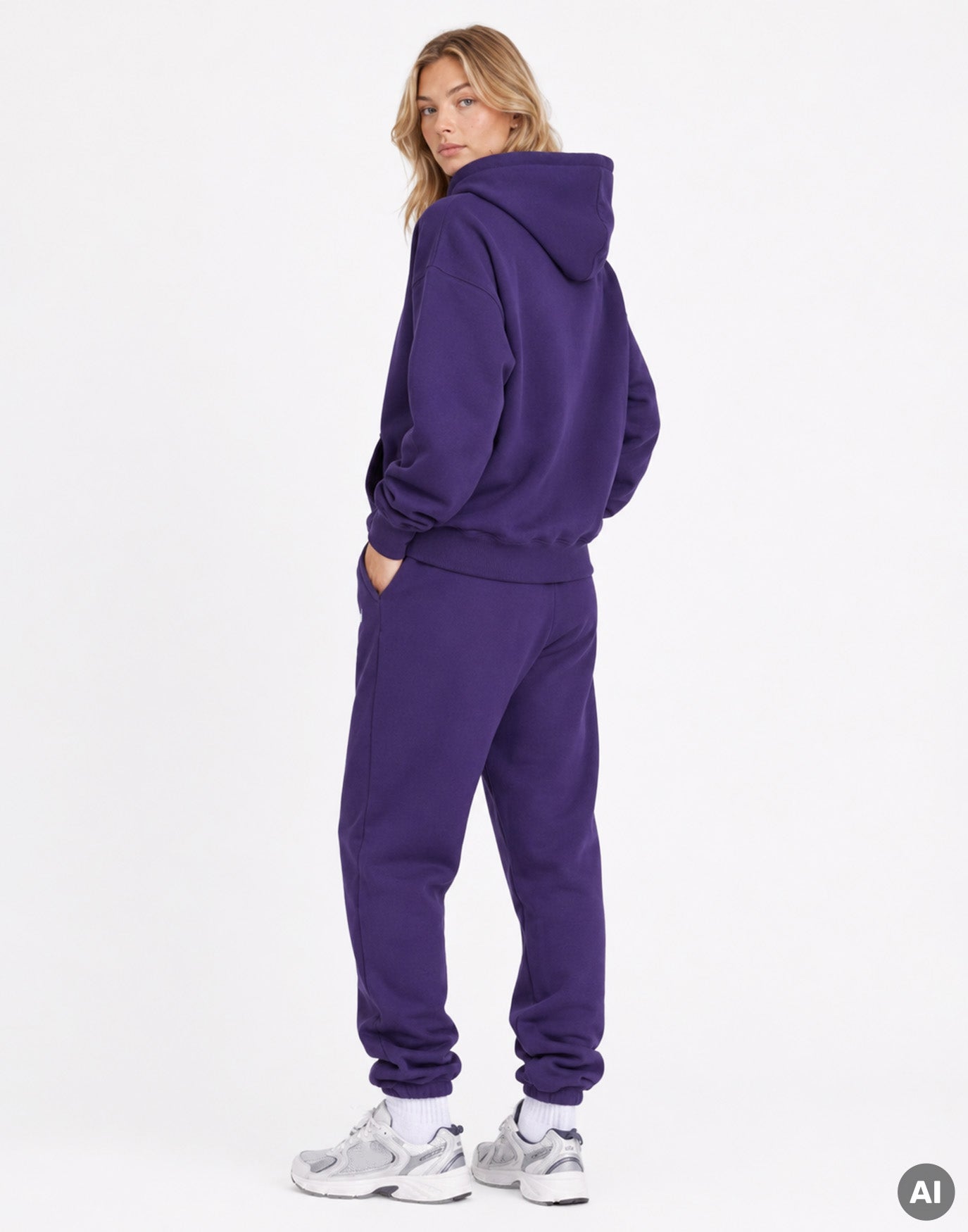 Classic Logo Sweatpants Purple