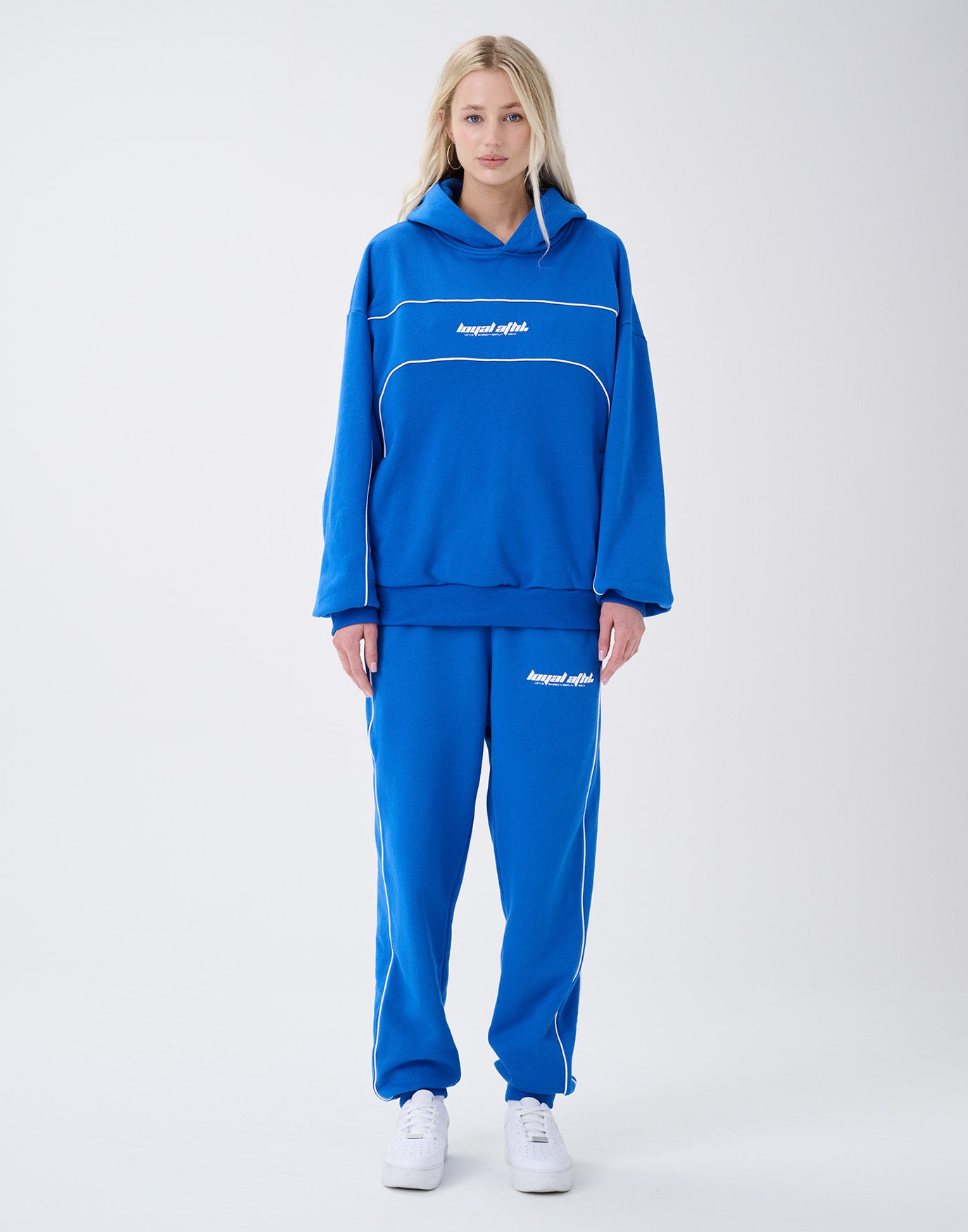 Racing Sweatsuit Hoodie Blue