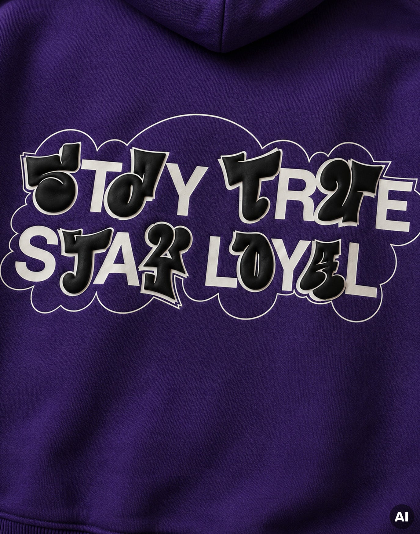 Stay Loyal Zip-Hoodie Purple
