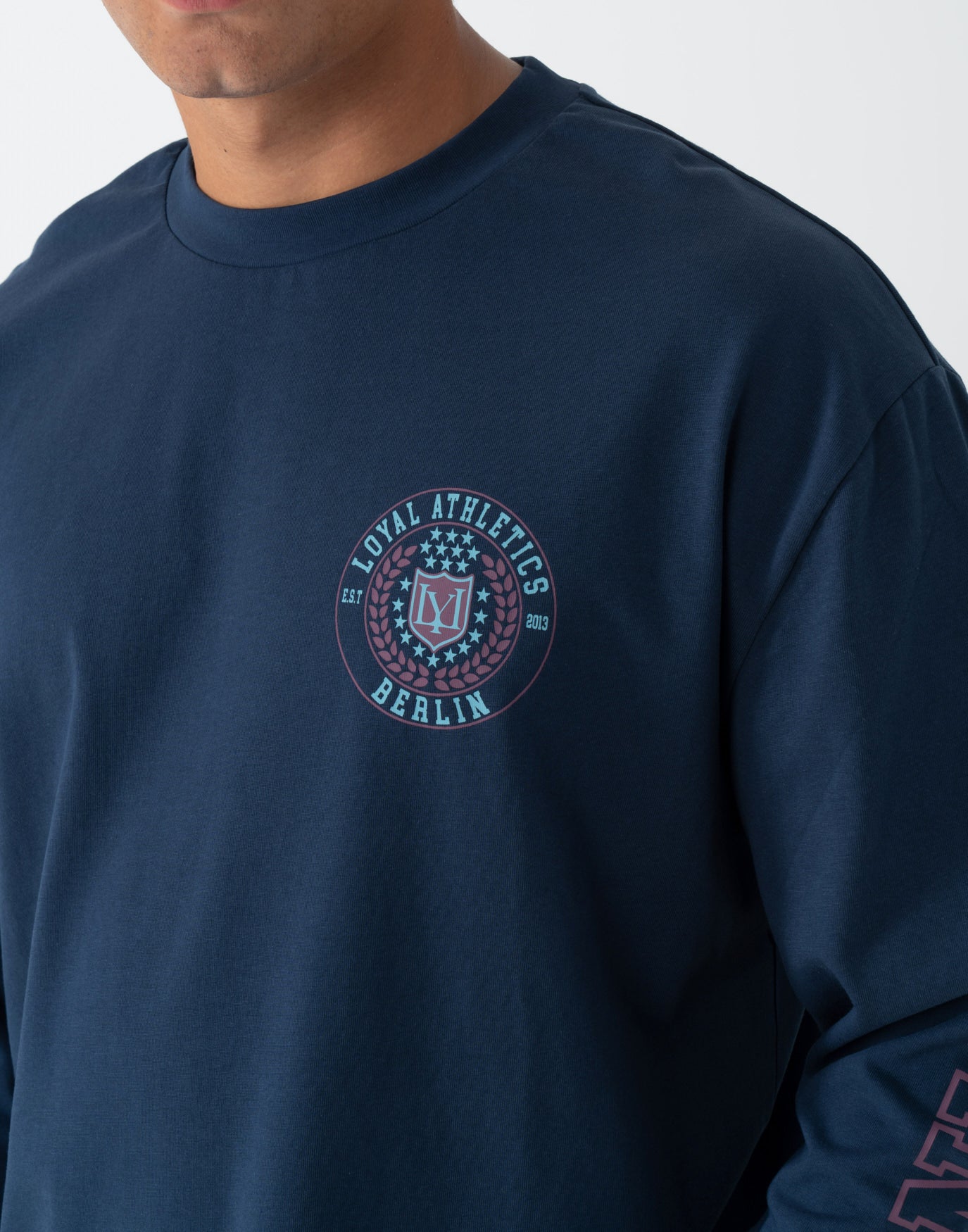 College Emblem Longsleeve Marine