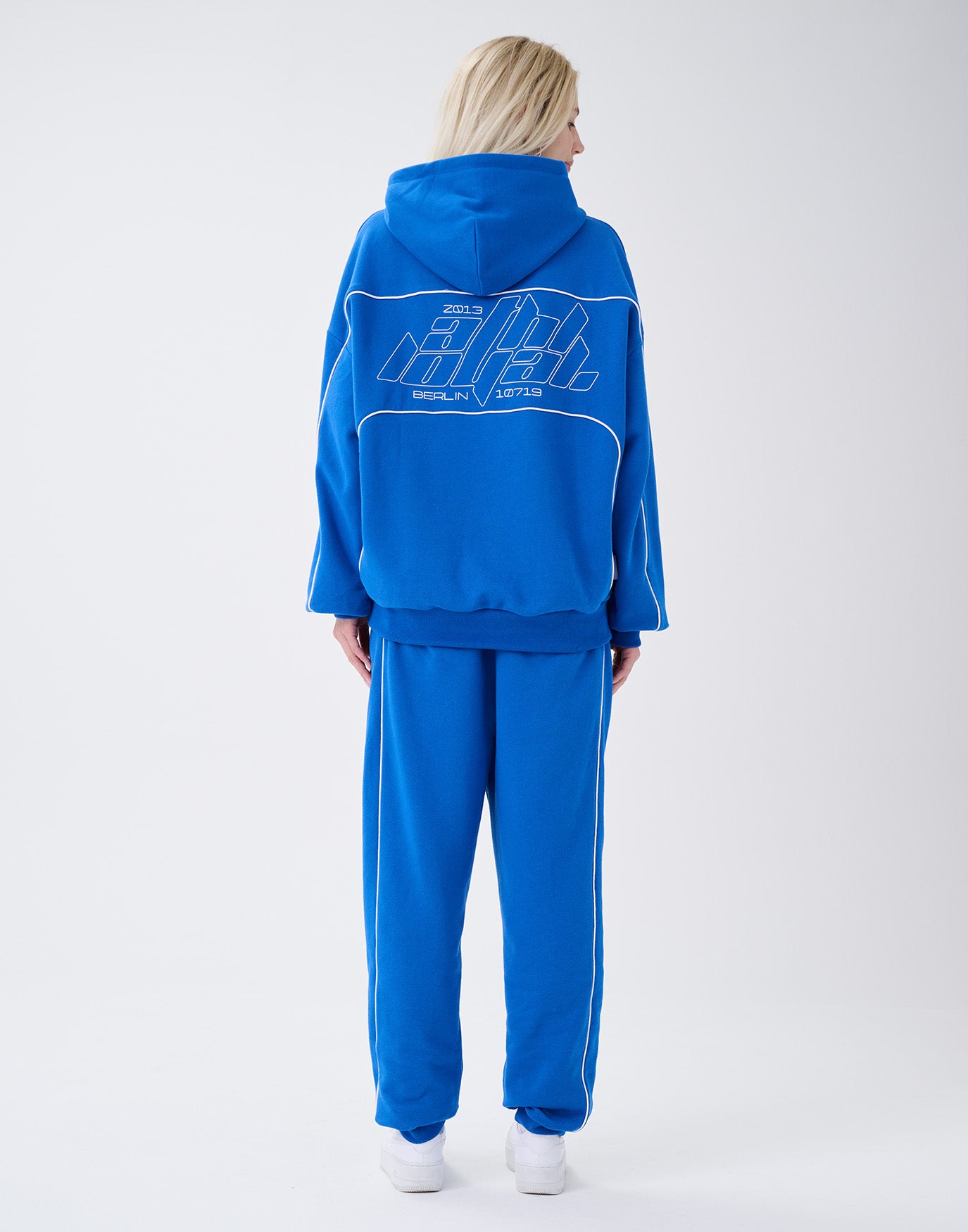 Racing Sweatsuit Hoodie Blue