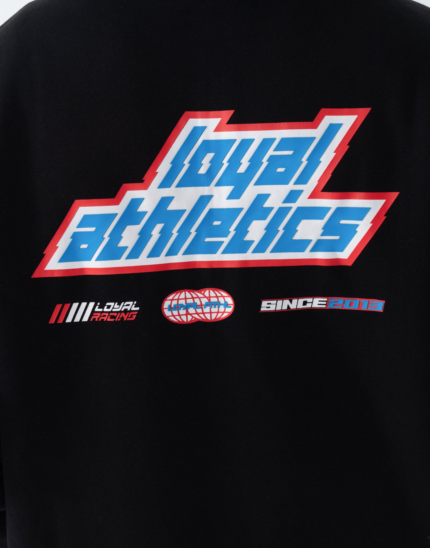 Speed Race Zip-Hoodie Black