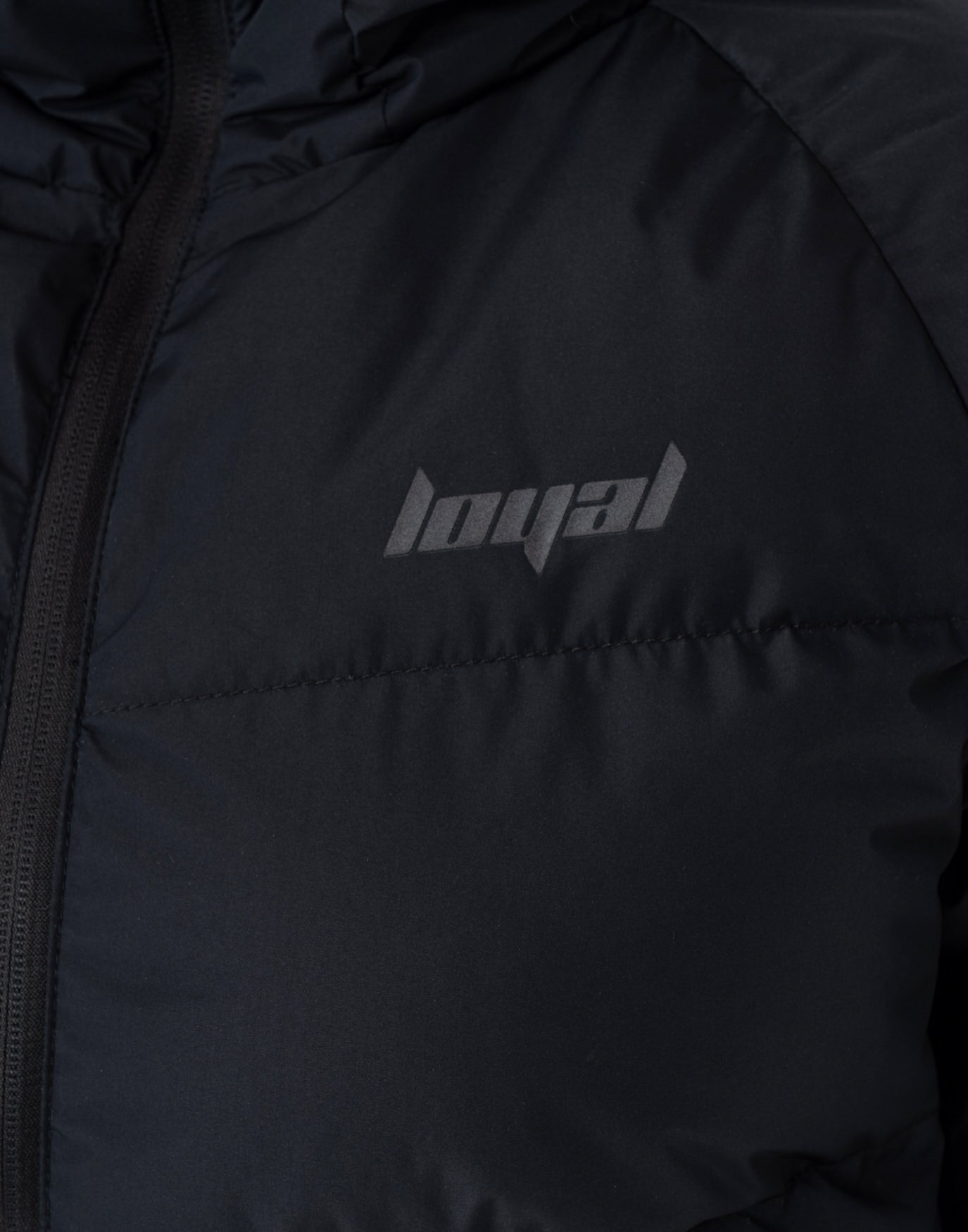 Boxy Puffer Jacket Black