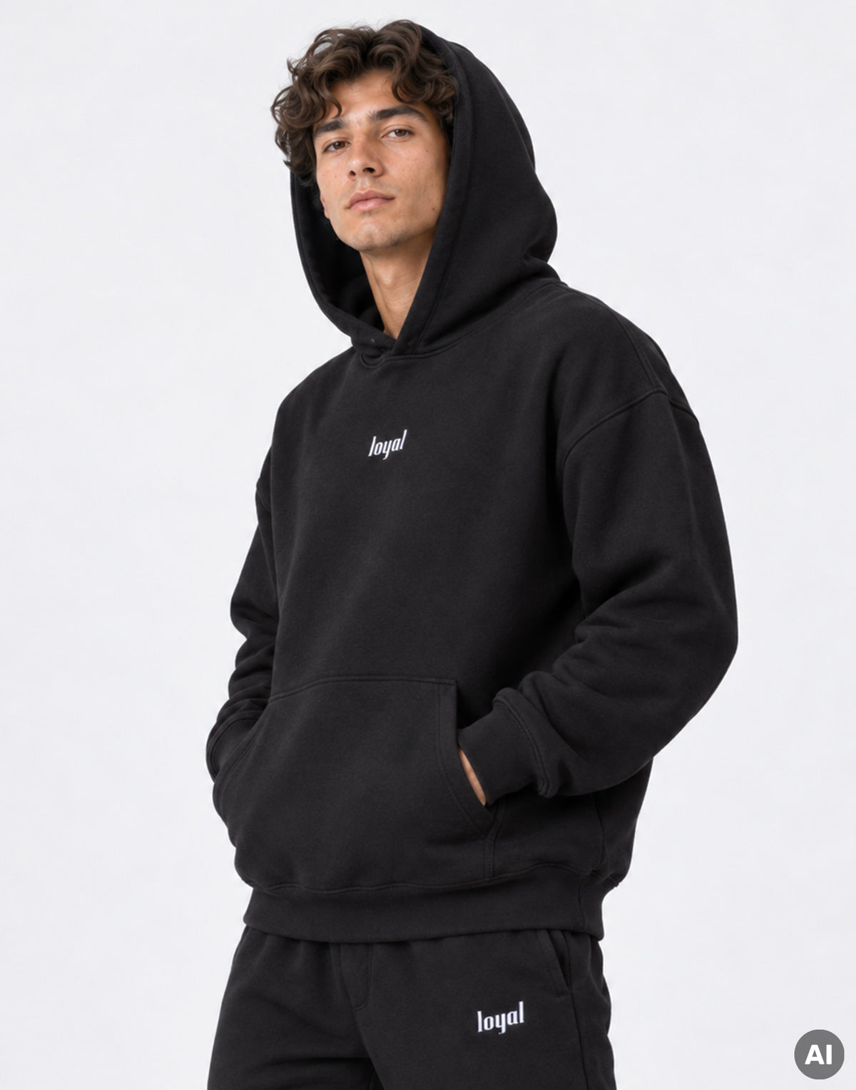 Classic Logo Hoodie Black