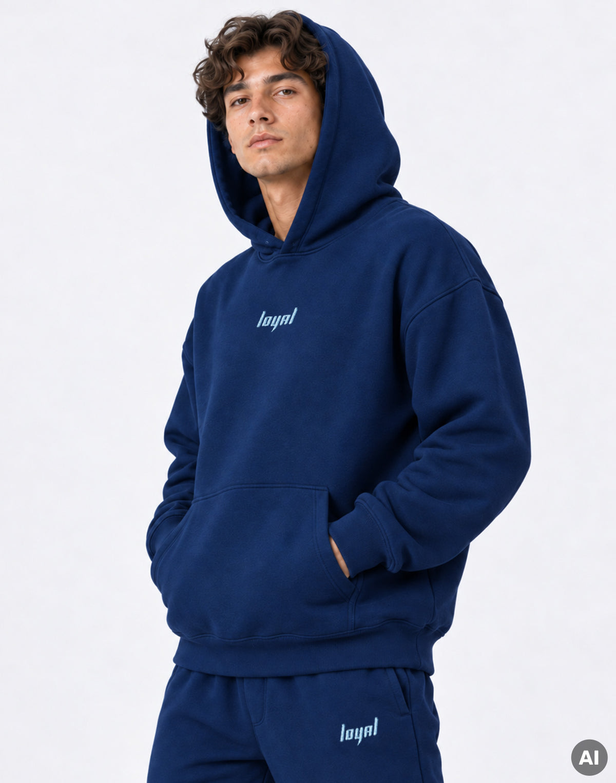 Classic Logo Hoodie Midnight