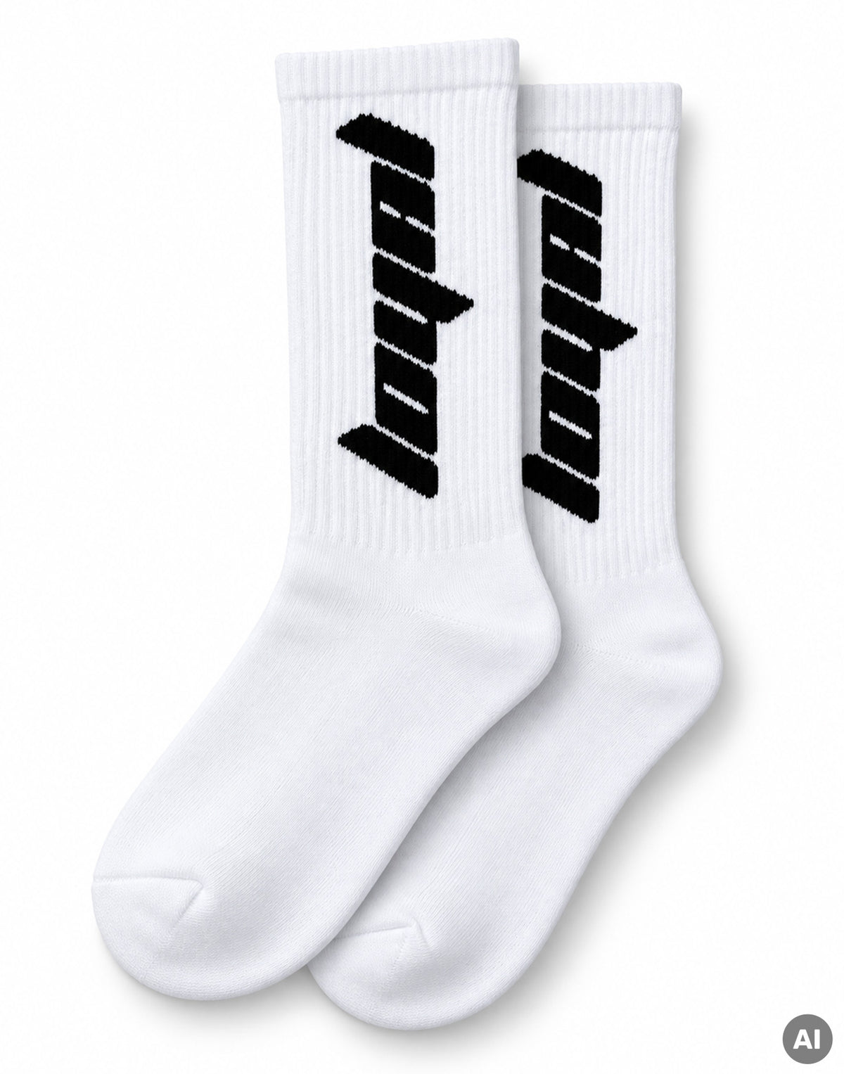 Classic Logo Socks White