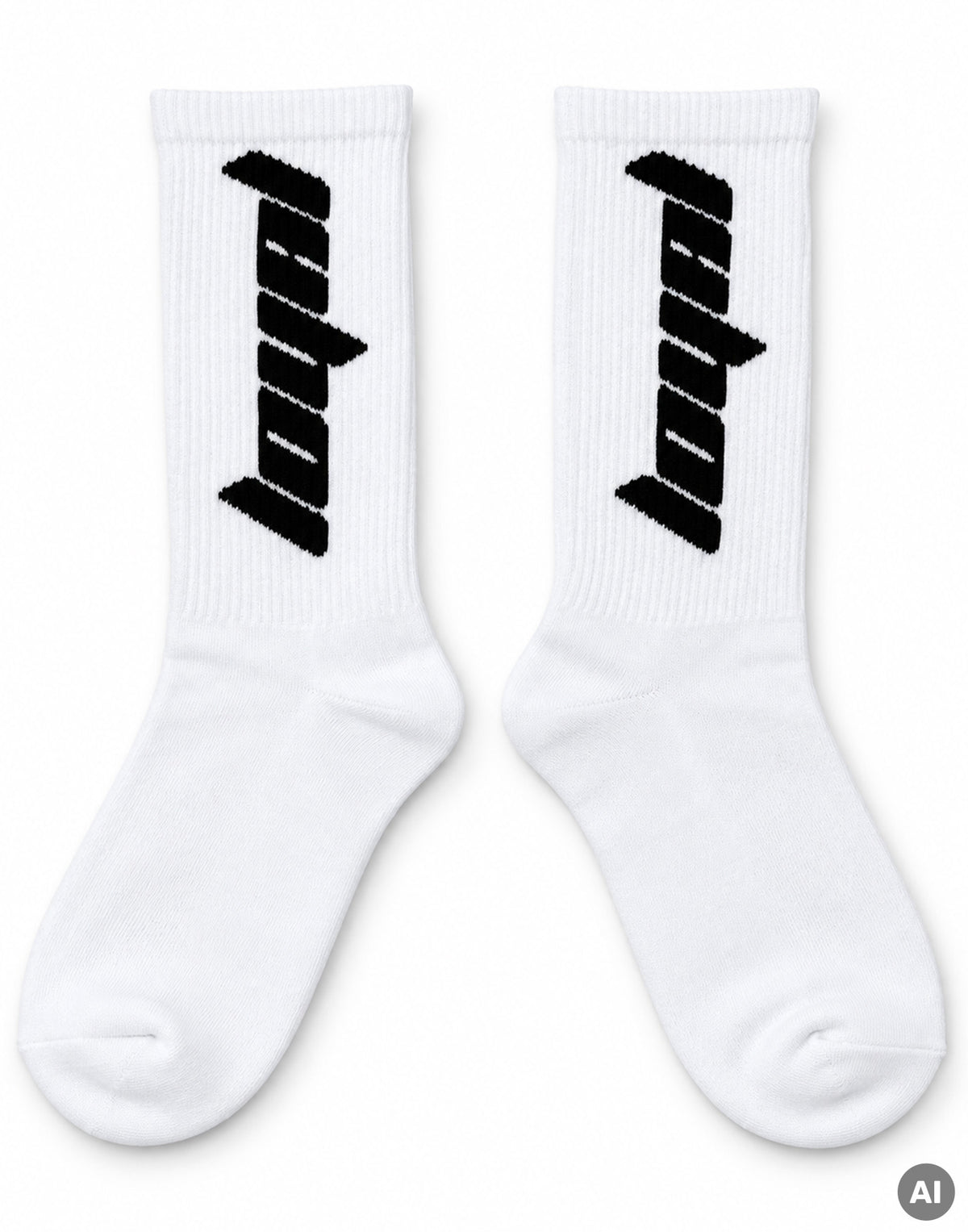 Classic Logo Socks White