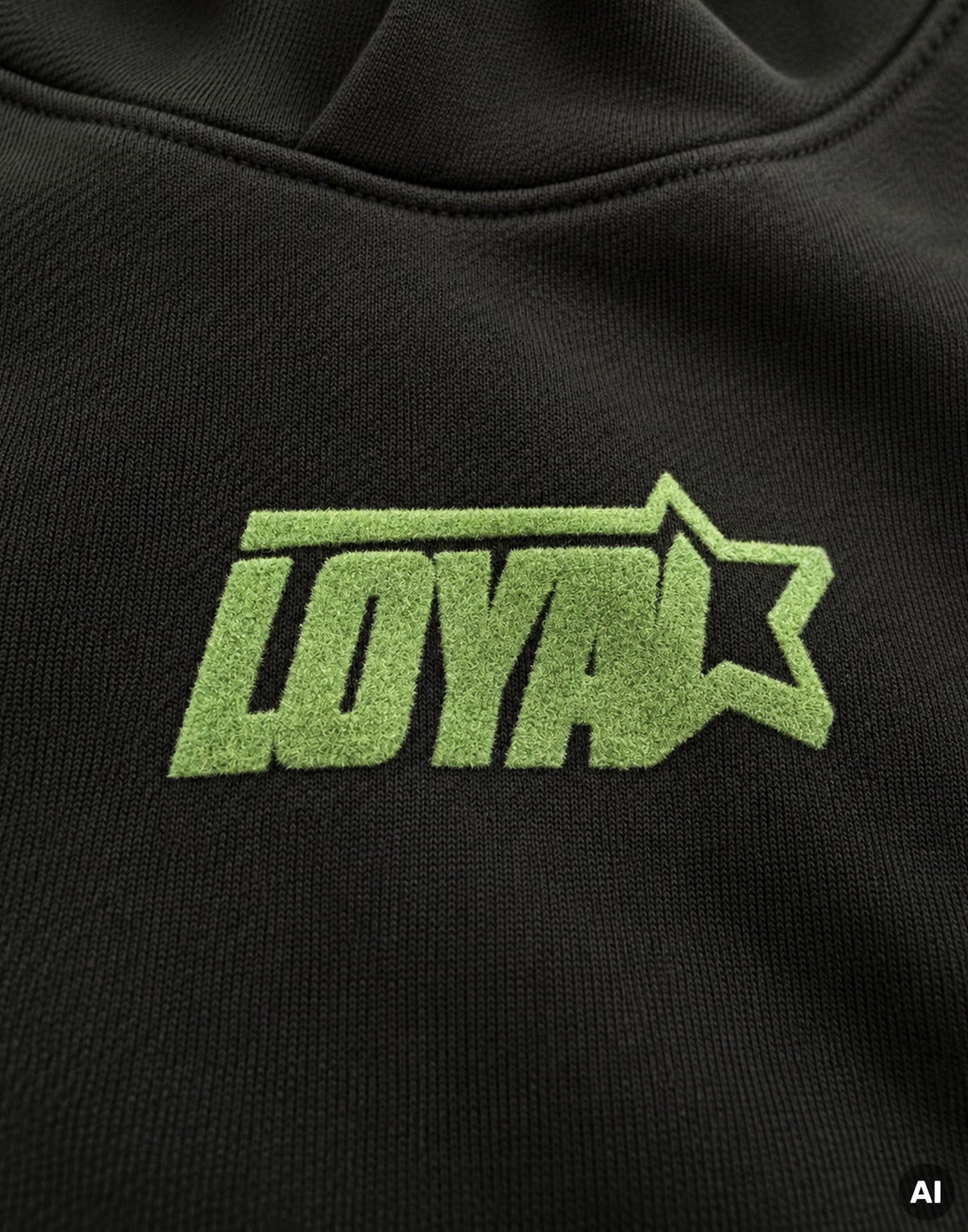 Logos Hoodie Green